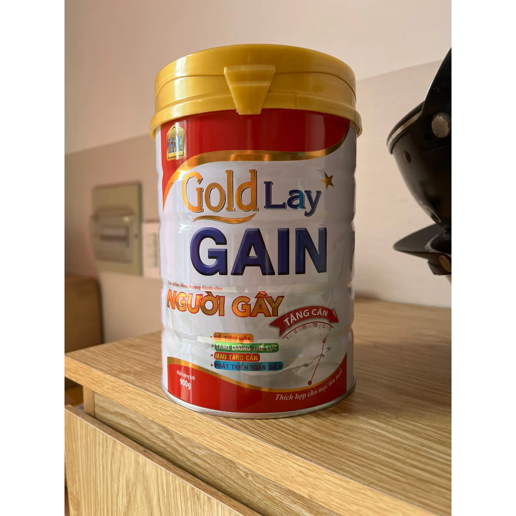 Sữa TĂNG CÂN dành cho người gầy Goldlay gain lon 900g