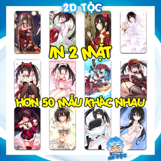 [HÀNG CÓ SẴN] Thẻ Card Bo Góc in 2 mặt Tokisaki Kurumi Anime Manga Date A Live(1) - Giấy Dày Cứng - Có Cán Màng