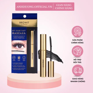 Mascara Browit Nongchat Thái Làm Dày Dài Mi Chuyên Dụng Cho Makeup - Siêu tơi dài và cong mi dạng lược My Everyday 5.5g