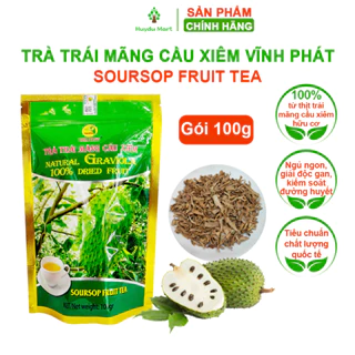 Trà mãng cầu xiêm Vĩnh Phát 100% từ trái mãng cầu xiêm giúp ngủ ngon, tốt cho người tiểu đường...