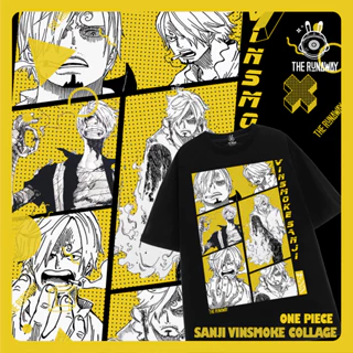 Áo phông One Piece: Sanji Vinsmoke Collage 100% Cotton Nam / Nữ by The Runaway