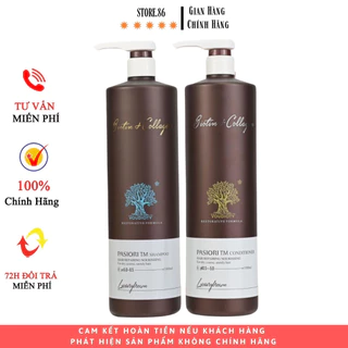 BỘ DẦU GỘI DẦU XẢ SIÊU MƯỢT BIOTIN COLLAGEN LUXURY BROWN NÂU 1000ML