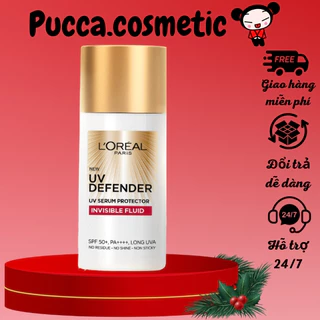 Kem Chống Nắng L’Oreal Paris UV Defender Serum 50ml SPF 50+ x20 - Giúp Thoáng Da Mỏng Nhẹ