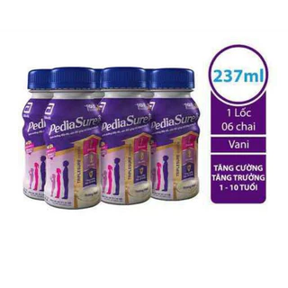 Lốc 6 chai sữa pha sẵn Pediasure Vani 237ml/ chai- có ship hỏa tốc HCM