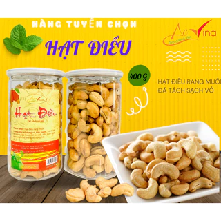 500g HẠT ĐIỀU RANG MUỐI BÌNH PHƯỚC SẠCH VỎ, HÀNG TUYỂN LOẠI 1