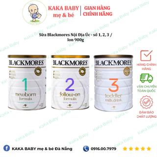 Sữa Blackmores Nội Địa Úc - số 1, 2, 3 / lon 900g