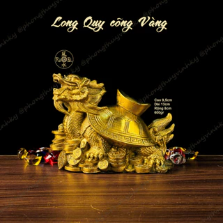 Long Quy cõng Thỏi Vàng - Tượng Đồng Phong Thủy