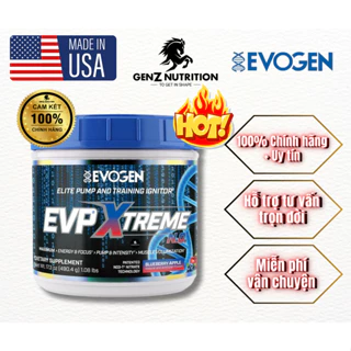 (100% Chính Hãng + Uy tín) EVP Xtreme - Pre - Workout dùng trước tập Pump cơ tối đa, tăng sức mạnh vượt bật đẳng cấp