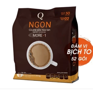 cà phê trần quang ngon bịch 52 gói 1040g
