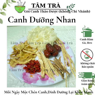 Gói canh Thảo Dược - Canh Dưỡng Nhan (Nguyên liệu hầm canh) -Tâm Trà