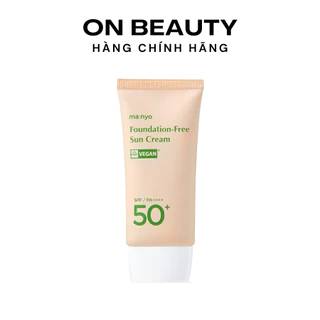 [Bill Hàn] Kem chống nắng nâng tông manyo Foundation-Free Sun Cream 50ml