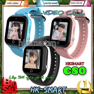 Đồng hồ thông minh HKSMART C80, Lắp sim 4G, Gọi Video, định vị wifi, LBS