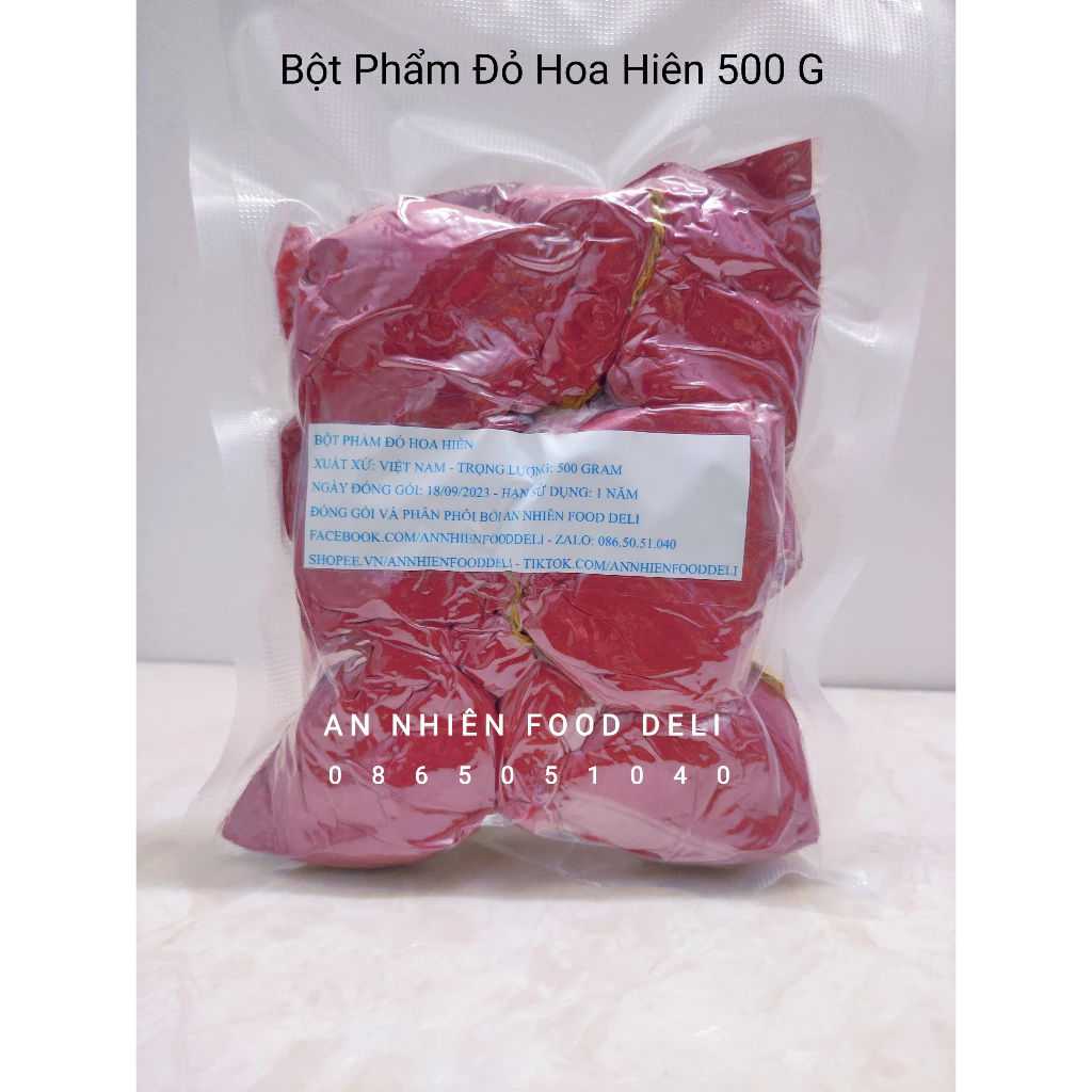 Bột Phẩm Đỏ Hoa Hiên Túi 1KG