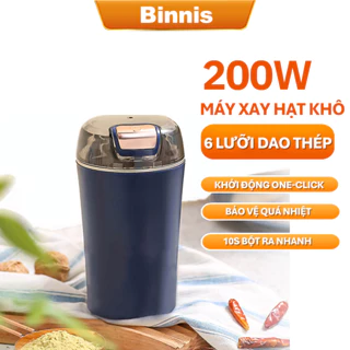 Binnis Máy Xay Hạt Khô Cầm Tay Đa Năng Công Suất ,xay ngũ cốc, máy xay gia vị,lưỡi dao 6 cánh,Bảo hành chính hãng