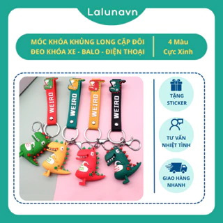 Móc khóa khủng long cute dễ thương,Móc khóa đáng yêu Lalunavn A90