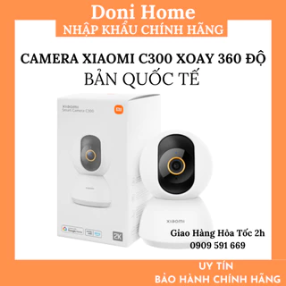 Camera wifi Xiaomi Smart Camera C300 Camera IP giám sát 2K 1296P Quốc tế camera trong nhà siêu nét nhất mà Xiaomi