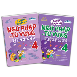 Sách - GLOBAL SUCCESS Combo Luyện chuyên sâu ngữ pháp và từ vựng tiếng anh lớp 4(trọn bộ 2 cuốn)