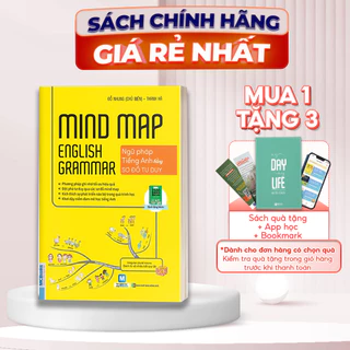 Sách Mindmap English Grammar - Ngữ Pháp Tiếng Anh Bằng Sơ Đồ Tư Duy, Cho Người Học Tiếng Anh