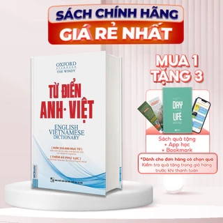 Sách Từ Điển Anh Việt Phiên Bản Bìa Mềm Màu Trắng Giải Nghĩa Đầy Đủ Ví Dụ Phong Phú Oxford Mcbooks 320000 Từ Vựng