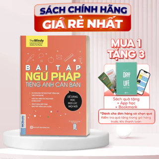 Sách Bài Tập Ngữ Pháp Tiếng Anh Căn Bản Dành Cho Người Mới Bắt Đầu Học Kèm App Online