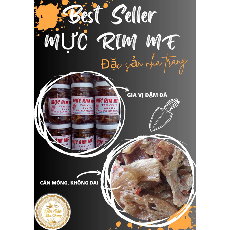 500g mực rim me loại 1