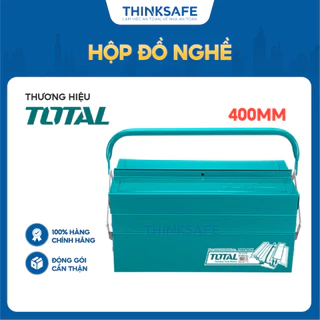 Hộp đựng đồ nghề TOTAL ba tầng kích thước 16 - 19 inch, độ dày thép 0.8mm Hộp đựng dụng cụ 3 tầng bằng sắt -  Thinksafe