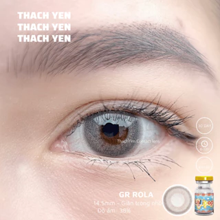 Lens Mắt Rola Xám Tây giãn nhỏ- 0-10 độ kính áp tròng