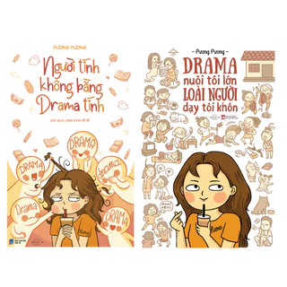 Sách - Bộ 2 cuốn Drama nuôi tôi lớn loài người dạy tôi khôn + Người tính không bằng Drama tính ̣̣( lẻ, tùy chọn )