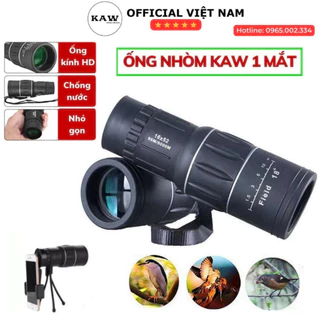 Ống Nhòm KAW Hồng Ngoại Cao Cấp Độ Phóng Đại 16x Nhìn Xa Siêu Nét, Nhỏ Gọn