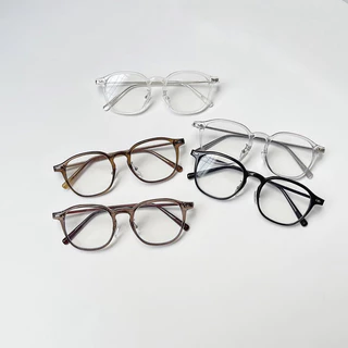 Kính giả cận, Gọng kính cận nam nữ nhựa phối kim loại dáng báic 01265 Jolie eyewear