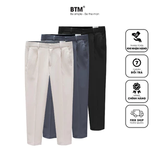 Quần tây Nam Dài BTM BTM Casual Pants - Vải Tuytxi Cao Cấp Form Slimfit Mã 30.12.1