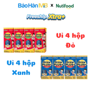 Lẻ sữa Grow Plus+ Đỏ và Xanh 110ml, 180ml [ Lốc x 4H] - Date luôn mới