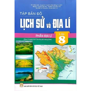 Sách - Tập bản đồ Địa lí 8 (màu)