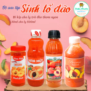 Bộ sưu tập các loại Sinh tố đào (mứt đào) - Shop Thiên Phước