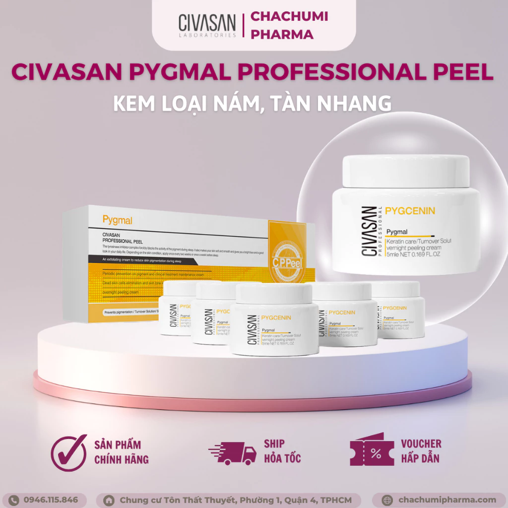 Kem Loại nám tập trung - Pygmal Professional Peel Civasan