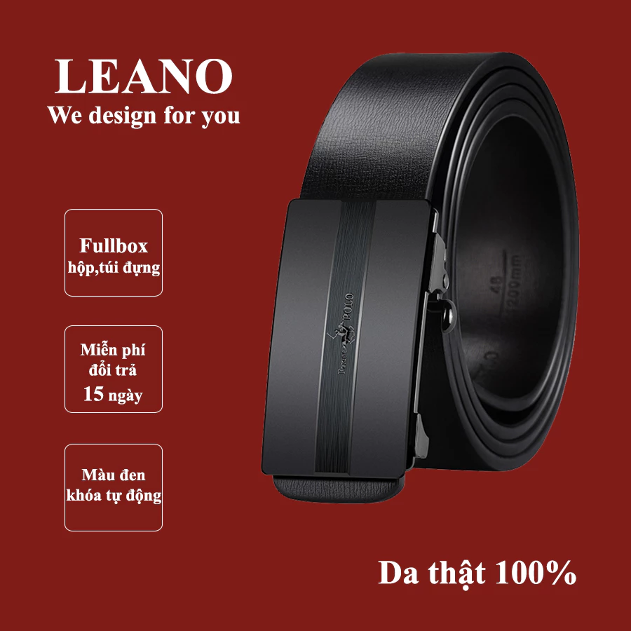 Thắt lưng nam cao cấp FaiaoePOLO, sang trọg lịch sự LEANO fullbox 579