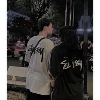 [EternityClothing] [Highquality] Áo thun logo Stussy kiểu ngang basic unisex chất vải cotton 2 chiều 100%