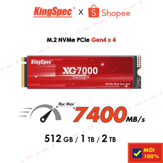Ổ cứng SSD M2 NVMe PCIe 4.0 KingSpec | XG7000 - Hàng Chính Hãng ( 512GB 1TB 2TB)
