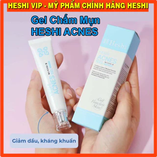 Gel chấm mụn Heshi Acnes chính hãng của Heshi làm se đầu mụn tức thì ngay khi sử dụng