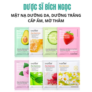 Mặt nạ dưỡng da, dưỡng trắng, cấp ẩm, mờ thâm, bổ sung collagen và tinh chất ốc sên - Dược sĩ Bích Ngọc