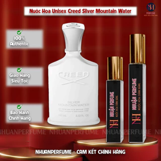 Nước hoa chiết 10ml Unisex Creed Silver Mountain Water EDP - Hương trà xanh, quả lý chua đen tinh tế và gợi cảm