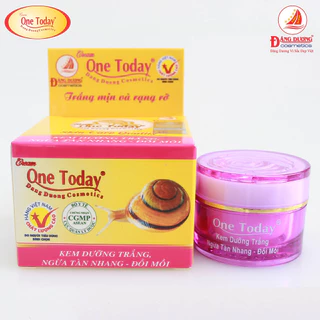 Kem dưỡng trắng ốc sên One Today ngừa tàn nhang đồi mồi màu tím 8g