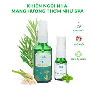 TINH DẦU MÙA ĐÔNG TCS - khử mùi hôi, vi khuẩn giúp thơm phòng, đuổi muỗi và các loại côn trùng