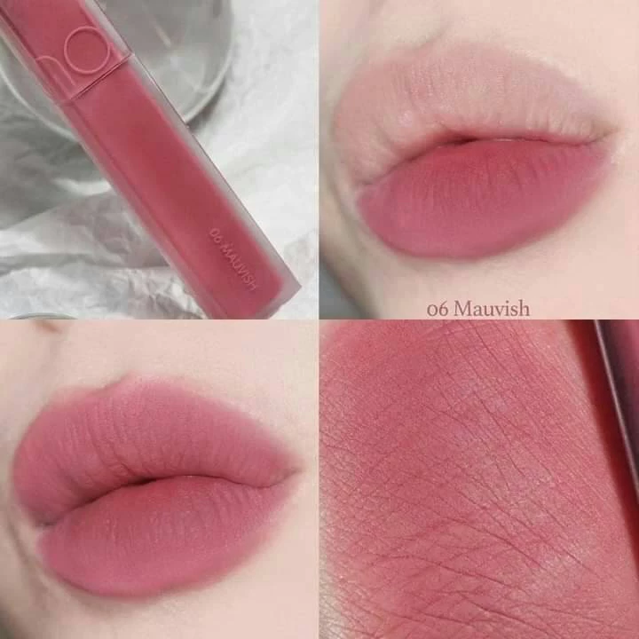 Son Romand Blur 06 Hồng Lạnh Trầm, Son Kem Lì Romand Blur Fudge Tint Màu 06 Mauvish