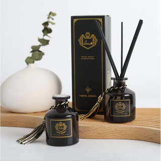 Chai 50ml Tinh Dầu Thơm - Tinh Dầu Thơm Phòng Thiên Nhiên Que Gỗ Tự Khuếch Tán Đen Huyền Thoại KHỬ MÙI -NgânPhátPaint