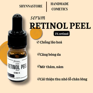 Peel Retinol 1% chống lão hoá, thu nhỏ lỗ chân lông, mờ thâm, nám, căng bóng da - Home Peel 5ml