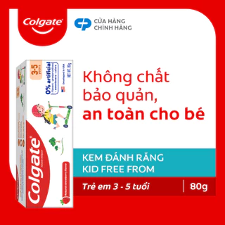 Kem đánh răng Colgate Kid Free From 3-5 80g