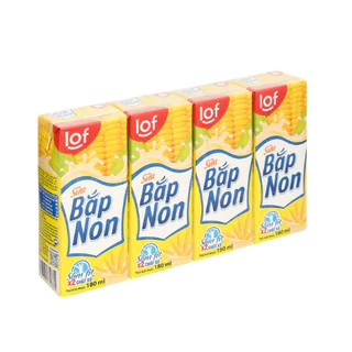 Vỉ sữa bắp non LiF KUN [NEW2023] - Lốc 4 hộp x 180ml ( DATE MỚI )