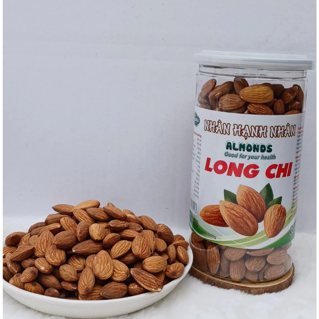 500g hạt hạnh nhân chín Mỹ (lõi hạnh nhân)