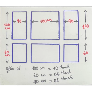 Set phào chỉ nhựa composite 3 khung trên dưới rút gọn trang trí tường